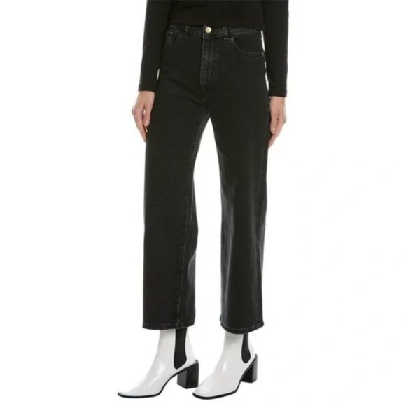 DL1961 Denim - DL 1961 DL VINTAGE HEPBURN WIDE LEG HIGH RISE VINTAGE JEANS CROPPED STRETCH 27